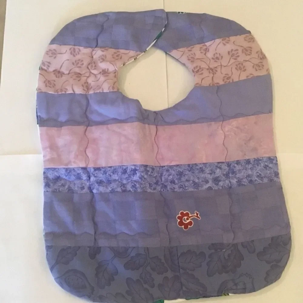 3/$25 or $12 ea.  NWT Handmade Quilted Reversible Baby Bib